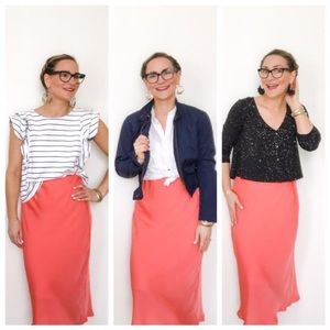 Target coral skirt size small fits like 4